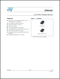 Click here to download STM1061NXXW6F Datasheet