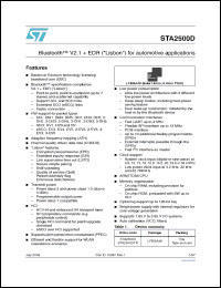 Click here to download STA2500DTR Datasheet