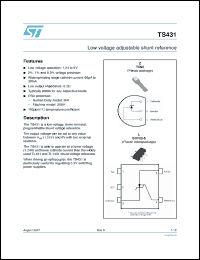 Click here to download TS431AIZT Datasheet