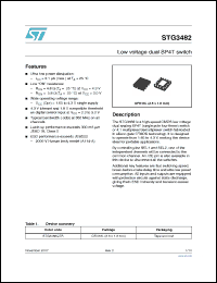 Click here to download STG3482QTR Datasheet