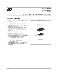 Click here to download M48T212V-85MH6F Datasheet