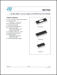 Click here to download M27V322-120S1 Datasheet