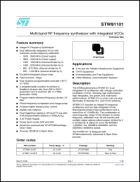 Click here to download STW81101 Datasheet