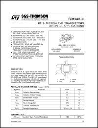 Click here to download SD1540-8 Datasheet