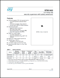 Click here to download STM1403BSOQ6F Datasheet