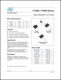 Click here to download T1250H-6G Datasheet