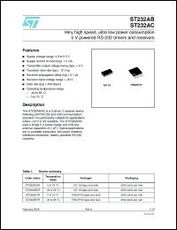 Click here to download ST232AC Datasheet