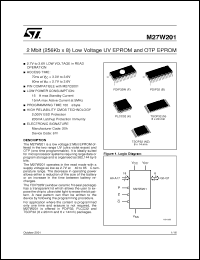 Click here to download M27W201-120K6TR Datasheet