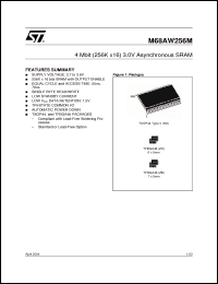 Click here to download M68AW256MN70ZB1F Datasheet