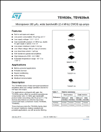 Click here to download TSV6392ILT Datasheet