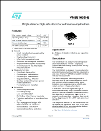 Click here to download VN5E160S-E Datasheet