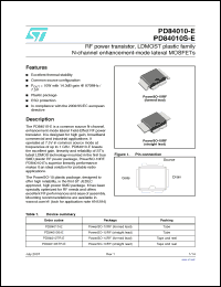 Click here to download PD84010TR-E Datasheet