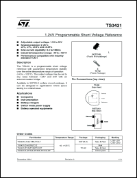 Click here to download TS3431CILT Datasheet