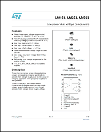Click here to download LM393AYDT Datasheet