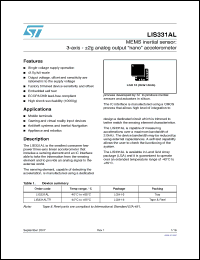 Click here to download LIS331ALTR Datasheet