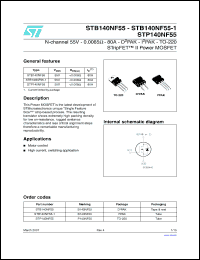 Click here to download STB140NF55-1 Datasheet