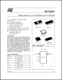 Click here to download M27C2001-90N6TR Datasheet