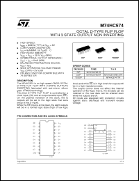 Click here to download M74HC574TTR Datasheet
