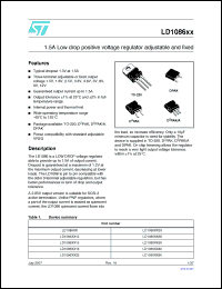 Click here to download LD1086D2T15R Datasheet