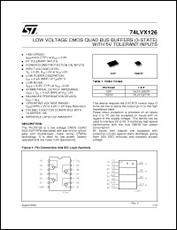 Click here to download 74LVX126 Datasheet