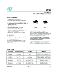 Click here to download ST485XDR Datasheet