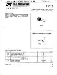 Click here to download BC119 Datasheet