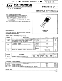 Click here to download BTB04-800T Datasheet