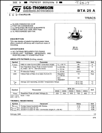 Click here to download BTA25-200A Datasheet