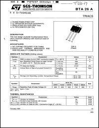 Click here to download BTA26-200A Datasheet