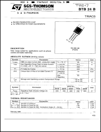 Click here to download BTB24-200B Datasheet