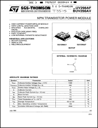 Click here to download BUV298AF Datasheet