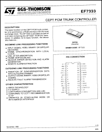 Click here to download EF7333 Datasheet