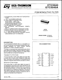 Click here to download ETC5040J-X Datasheet