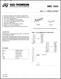 Click here to download IMS1605S25 Datasheet