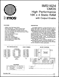 Click here to download IMS1624S35 Datasheet