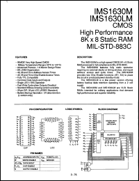 Click here to download IMS1630LP10 Datasheet