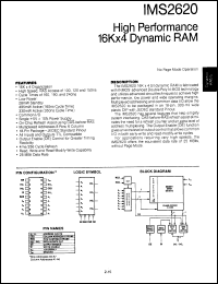 Click here to download IMS2620P15 Datasheet