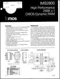 Click here to download IMS2800S60 Datasheet