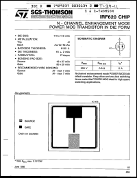 Click here to download IRF620CHIP Datasheet