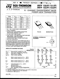 Click here to download IRFP151FI Datasheet