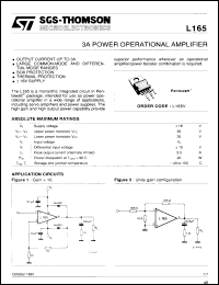 Click here to download L165H Datasheet