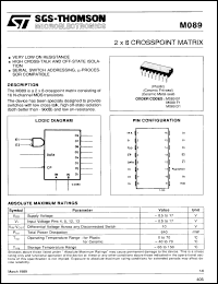 Click here to download M089D1 Datasheet