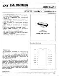 Click here to download M3006LAB1 Datasheet