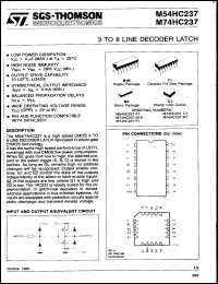 Click here to download M74HC237C1 Datasheet