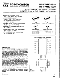 Click here to download M74HC4520F1 Datasheet