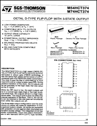 Click here to download M74HCT374B1N Datasheet