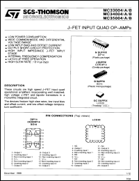 Click here to download MC35004BGC Datasheet