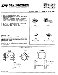 Click here to download MC35002BGC Datasheet