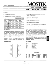 Click here to download MK4104N34 Datasheet