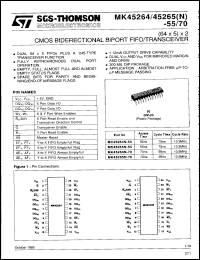 Click here to download MK45264N70 Datasheet